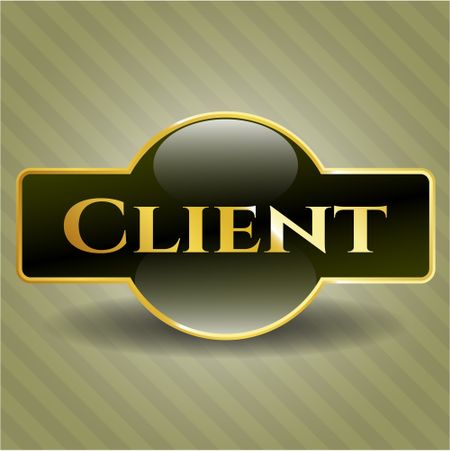 Client gold emblem