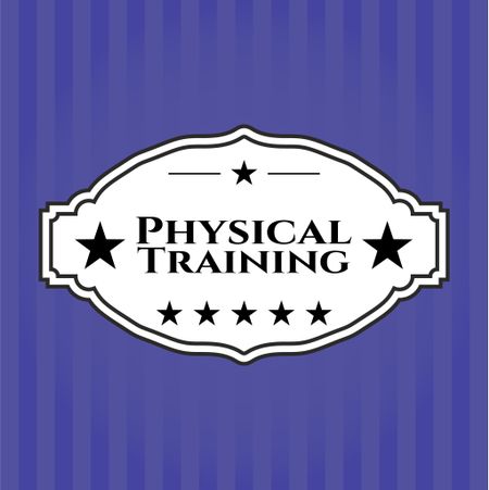 Physical Training banner or poster