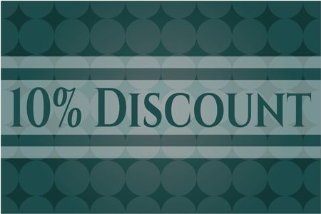 10% Discount banner or poster
