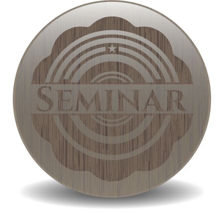 Seminar retro style wood emblem
