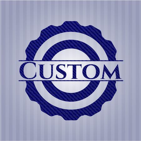 Custom denim background