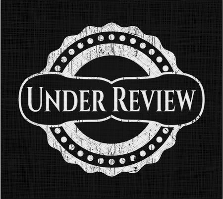 Under Review on chalkboard