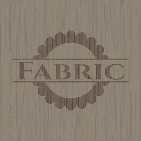 Fabric wood icon or emblem