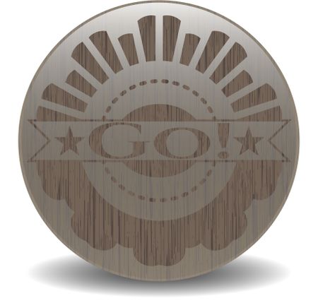 Go! realistic wood emblem