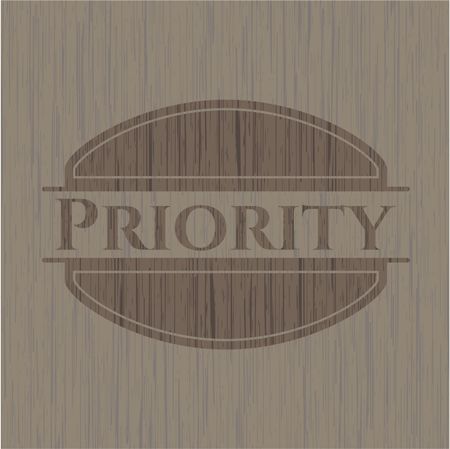 Priority realistic wood emblem