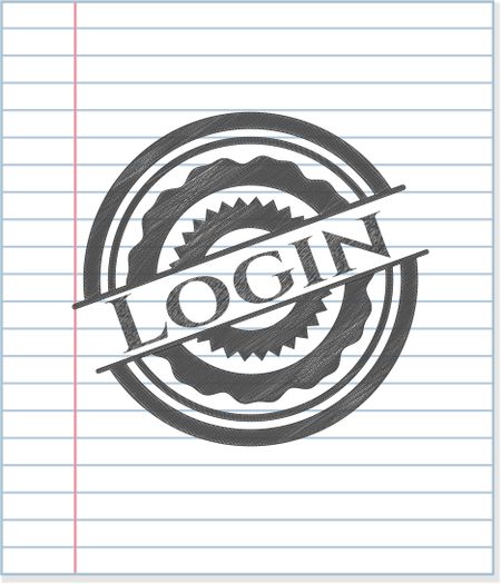 Login draw (pencil strokes)