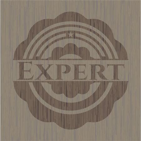 Expert wood emblem. Retro