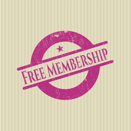 Free Membership with rubber seal texture
