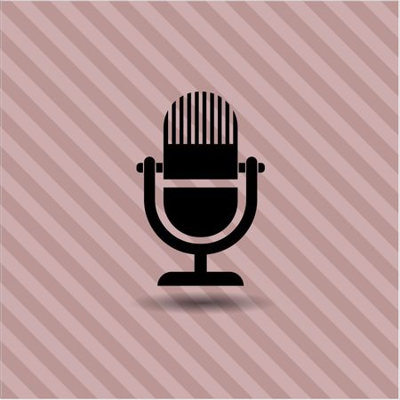 Microphone icon or symbol