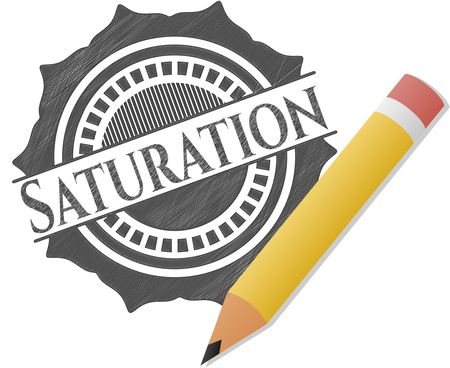 Saturation pencil emblem