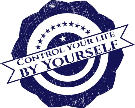 Control your life by Yourself rubber seal