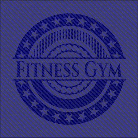 Fitness Gym with jean texture