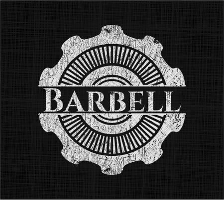 Barbell chalk emblem