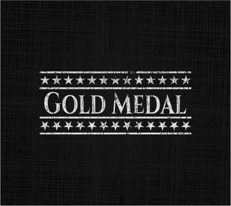 Gold Medal chalk emblem