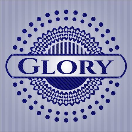 Glory with denim texture