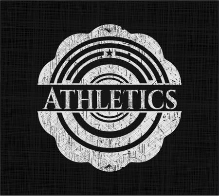 Athletics chalk emblem