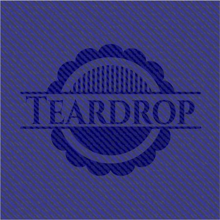 Teardrop jean background