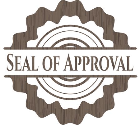 Seal of Approval wooden signboards