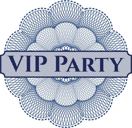 VIP Party rosette (money style emplem)