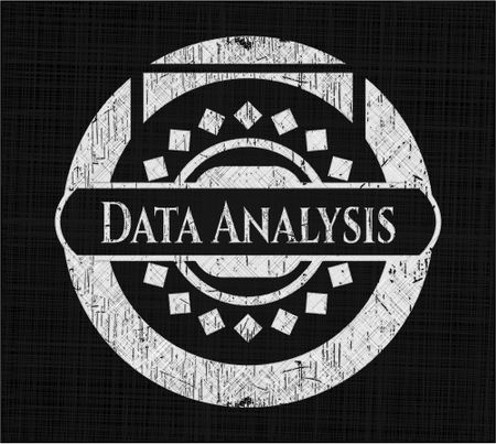 Data Analysis on chalkboard