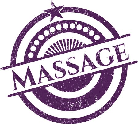 Massage rubber grunge seal