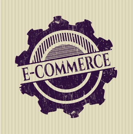 e-commerce rubber grunge seal