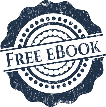 Free eBook with rubber seal texture