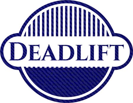 Deadlift with jean texture