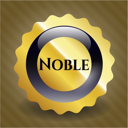 Noble gold badge