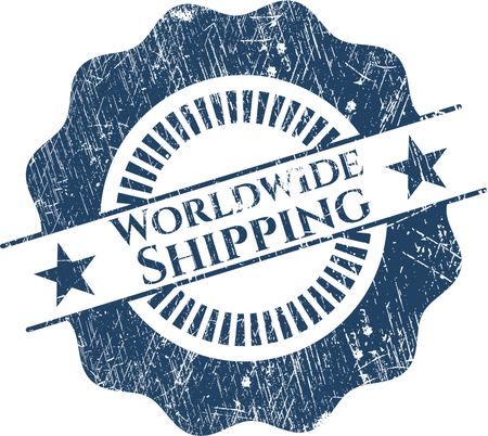 Worldwide Shipping grunge stamp