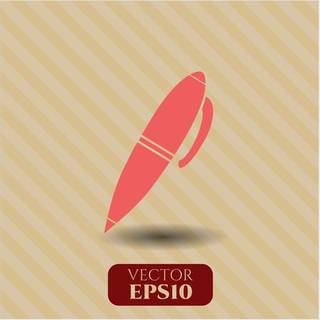 pen icon vector symbol flat eps jpg app web concept website