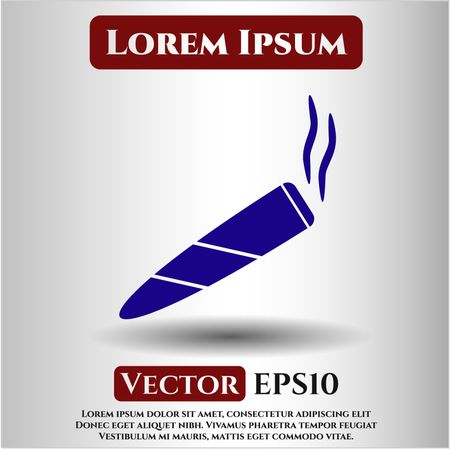 joint cigarette icon vector symbol flat eps jpg app