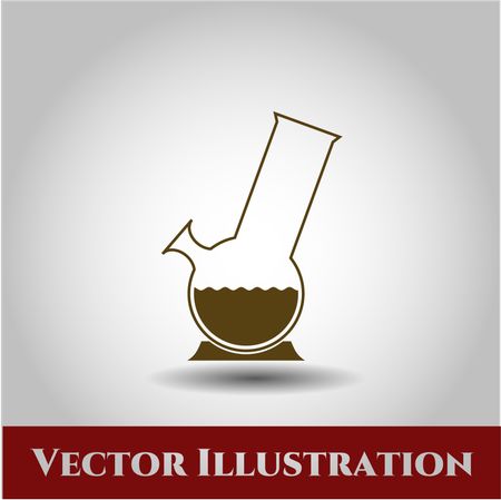 Bong Of Marijuana vector icon