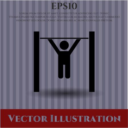 pull up icon vector symbol flat eps jpg app web concept website