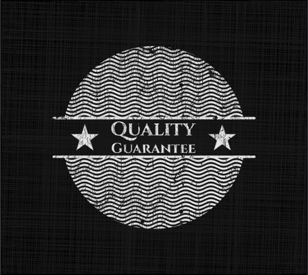 Quality Guarantee chalk emblem