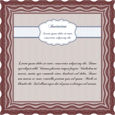 Formal invitation. Customizable, Easy to edit and change colors. Good design. With background. 