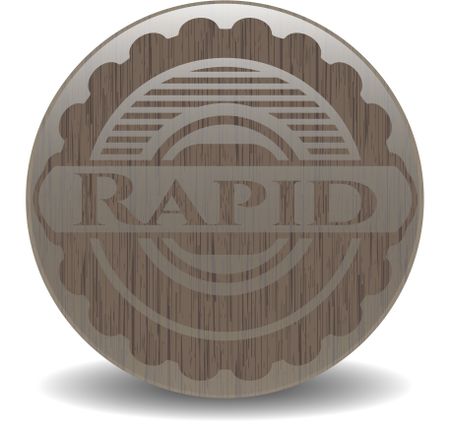 Rapid wood icon or emblem