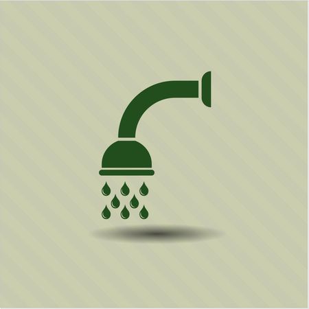 shower icon vector symbol flat eps jpg app web concept website