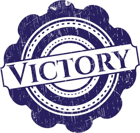 Victory rubber stamp