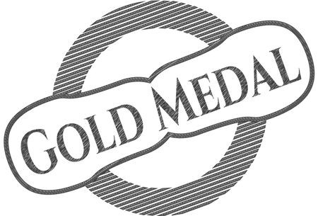 Gold Medal draw (pencil strokes)