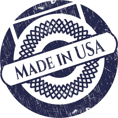 Made in USA with rubber seal texture
