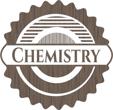Chemistry wooden emblem