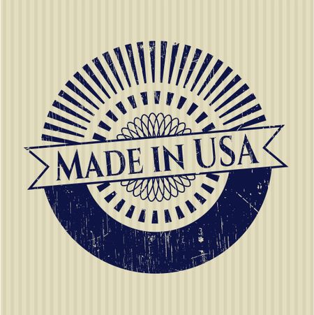 Made in USA grunge stamp