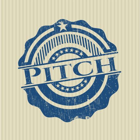 Pitch grunge stamp