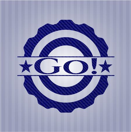 Go! denim background