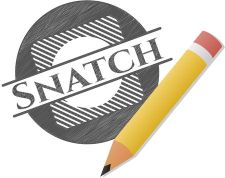 Snatch drawn in pencil