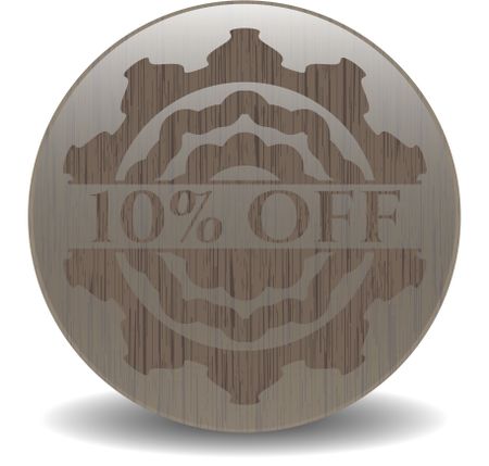 10% Off wooden signboards