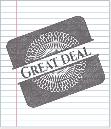 Great Deal pencil effect