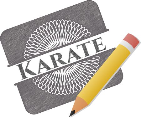 Karate pencil effect
