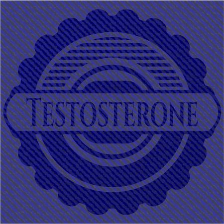 Testosterone with denim texture